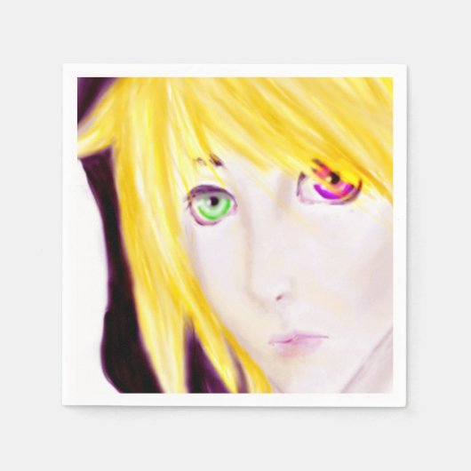 ゴールデンボーイマンガキャラクター スタンダードカクテルナプキン (正面)