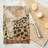 ゴールデンボーイレトリバー キッチンタオル (四つ折り)