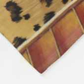 ゴールデンボーイレトリバー フリースブランケット (角)