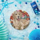 ゴールデンボーイレトリバー ペーパープレート (パーティー)