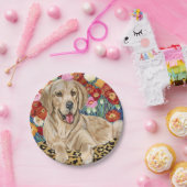 ゴールデンボーイレトリバー ペーパープレート (パーティー)