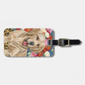 ゴールデンボーイレトリバー ラゲッジタグ (正面横)