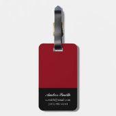 ゴールデンボーイレトリバー ラゲッジタグ (裏面縦)