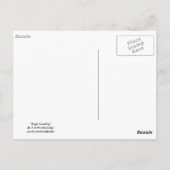 "ゴールデンボーイ"着陸用イーグルゴールドフォイル効果芸術 ポストカード (裏面)