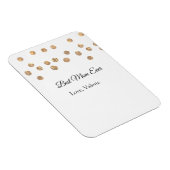 ゴールデンボール最高のグリッターママは常に名前の母親を追加 マグネット (右側)