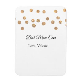 ゴールデンボール最高のグリッターママは常に名前の母親を追加 マグネット