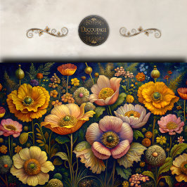 ゴールデンポピズガーデンフローラデクページ 薄葉紙