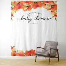 ゴールデンポピーの赤ちゃんシャワー