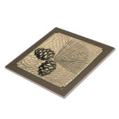 ゴールデンポンデローザピネコーンタイル タイル (側面)