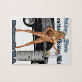 ゴールデンマイルの金ゴールドビキニのメイド ジグソーパズル (横)