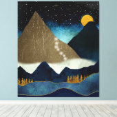 ゴールデンマウンテンクライマー キャンバスプリント (インサイチュ (ウッドフロア))