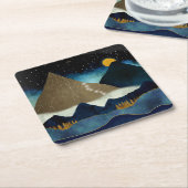 ゴールデンマウンテンクライマー スクエアペーパーコースター (アングル)