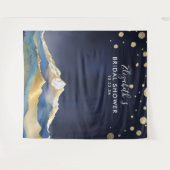 ゴールデンマウンテンブライダルシャワーフォトブース背景 タペストリー (正面(横))