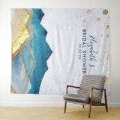 ゴールデンマウンテンブライダルシャワーフォトブース背景 タペストリー (インサイチュ(横))