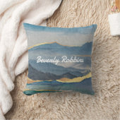 ゴールデンマウンパーソナライズされたト クッション (ブランケット)