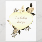 ゴールデンマグノリアフローラ筆記用紙 (裏面)