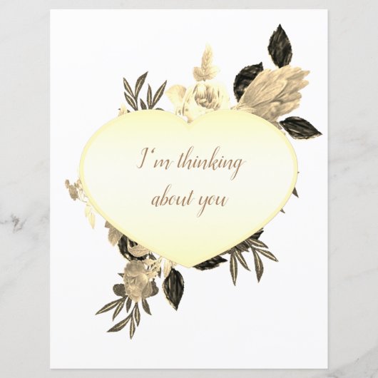 ゴールデンマグノリアフローラ筆記用紙 (裏面)