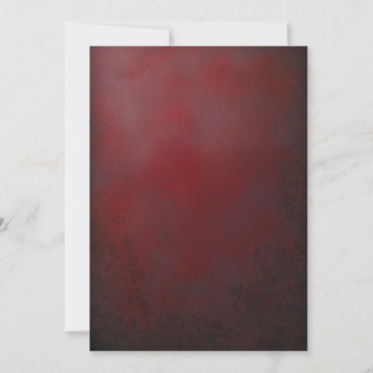 ゴールデンマスカレードマ結婚スク 招待状 (裏面)