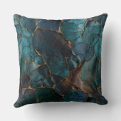 ゴールデンマスクオンティール(緑がかった色)ヴァインバックグラウンド クッション (裏面)