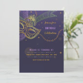 ゴールデンマスク　マルディグラ 招待状 (スタンド正面)