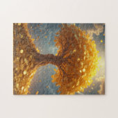 ゴールデンマネーツリー金ゴールドコイン ジグソーパズル (横)