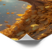 ゴールデンマネーツリー金ゴールドコイン ポスター (角)