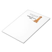 ゴールデンママメモ帳 ノートパッド (アングル)