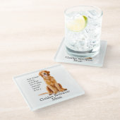 ゴールデンマムガラスコースター ガラスコースター (アングル)