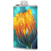 ゴールデンマリゴドオンティール（緑がかった色）《写真》ぼけ味 フラスク (左)