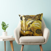 ゴールデンマルディグラスマスク装飾用クッション クッション (椅子)