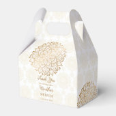 ゴールデンマンダラメーンディパーソナライズされた名 フェイバーボックス (正面サイド)