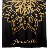 ゴールデンマンダラ シャワーカーテン (正面)