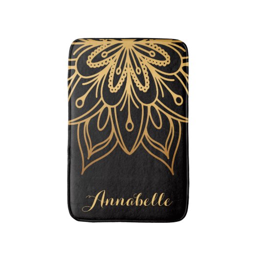 ゴールデンマンダラ バスマット (正面縦)