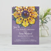 ゴールデンマンダラ |マモダンダラ瞑想、紫 招待状 (スタンド正面)