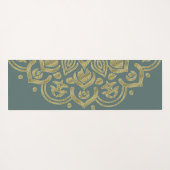 ゴールデンマンダラ – ヨガマット (裏面(横))