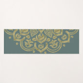 ゴールデンマンダラ – ヨガマット (正面(横))