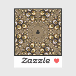 ゴールデンマンデルブロットフラクタル シール