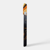 ゴールデンマーブルラグジュアリー iPhone 15ケース (左側面)