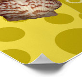 ゴールデンマーメイドアンドドルフィンプリント ポスター (角)