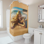 ゴールデンマーメイドビーチ シャワーカーテン (インサイチュ)