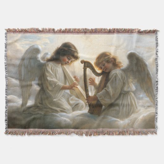 ゴールデンマーメイドファンタジー-海テーマ スローブランケット (正面)