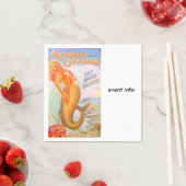 ゴールデンマーメイド紙ナプキン スタンダードカクテルナプキン (インサイチュ)