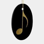 ゴールデンミュージカルノート セラミックオーナメント (右)