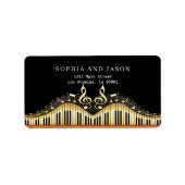 ゴールデンミュージカルノート ラベル (正面)