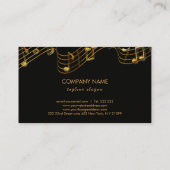 ゴールデンミュージックノート 名刺 (裏面)