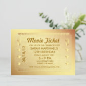 ゴールデンムービーチケット 招待状 (スタンド正面)