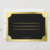 ゴールデンムービーチケット 招待状 (裏面)