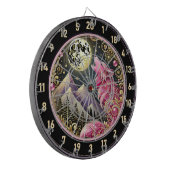 ゴールデンムーンがピンク・ウルフの優雅さを体現 ダーツボード (正面左)