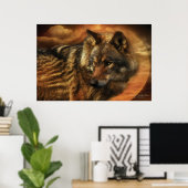 ゴールデンムーンポスター/プリント ポスター (ホームオフィス)