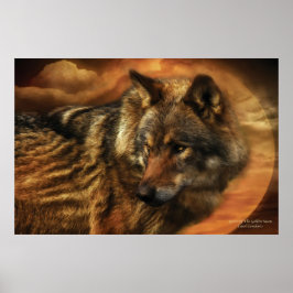 ゴールデンムーンポスター/プリント ポスター